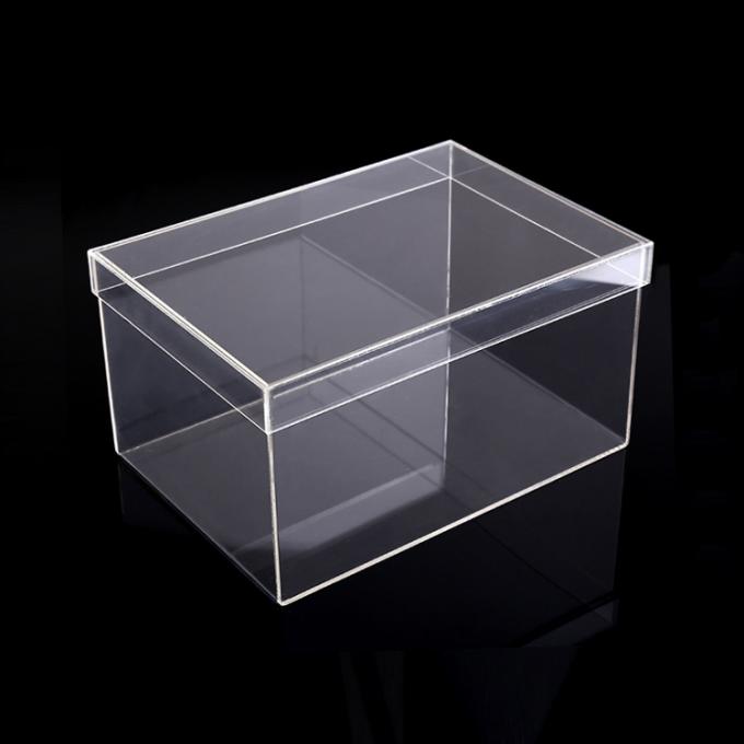 明確なアクリルの低下前部ショーケースの靴の表示box.jpg