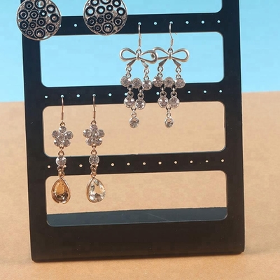 プラスチック アクリルの宝石類のイヤリングの陳列だなの光沢度の高いアクリルの宝石類の立場