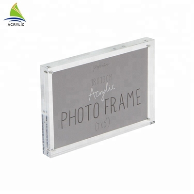 注文のアクリルの写真は新しいモデルのアクリルの卸し売り写真フレーム5x7を組み立てます