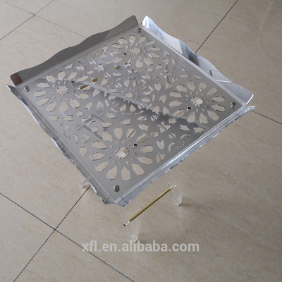 人目を引く注文のアクリルの家具の折る折り畳み式小テーブルの軽食の皿