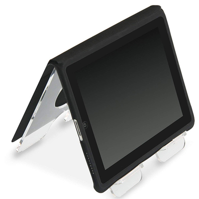 新式の店の注文のアクリルのタブレットの表示